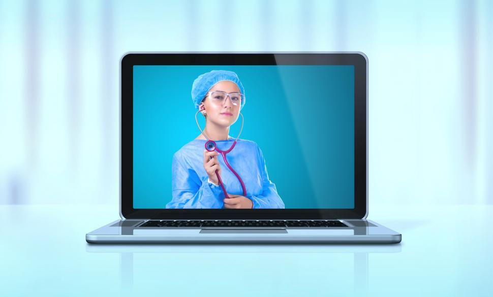 Free Image of Telemedicine Concept - e-Health - Virtual Healthcare - Telehealt 