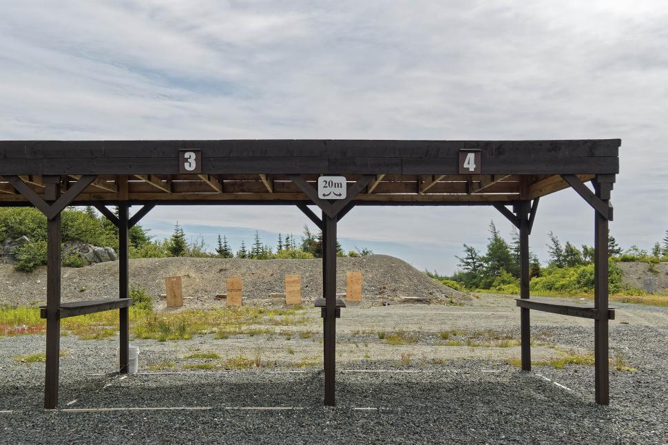 Free Image of Standing area of a shooting range 