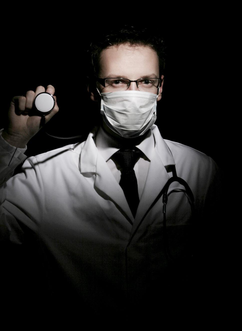Free Image of young medical doctor with stethoscope  