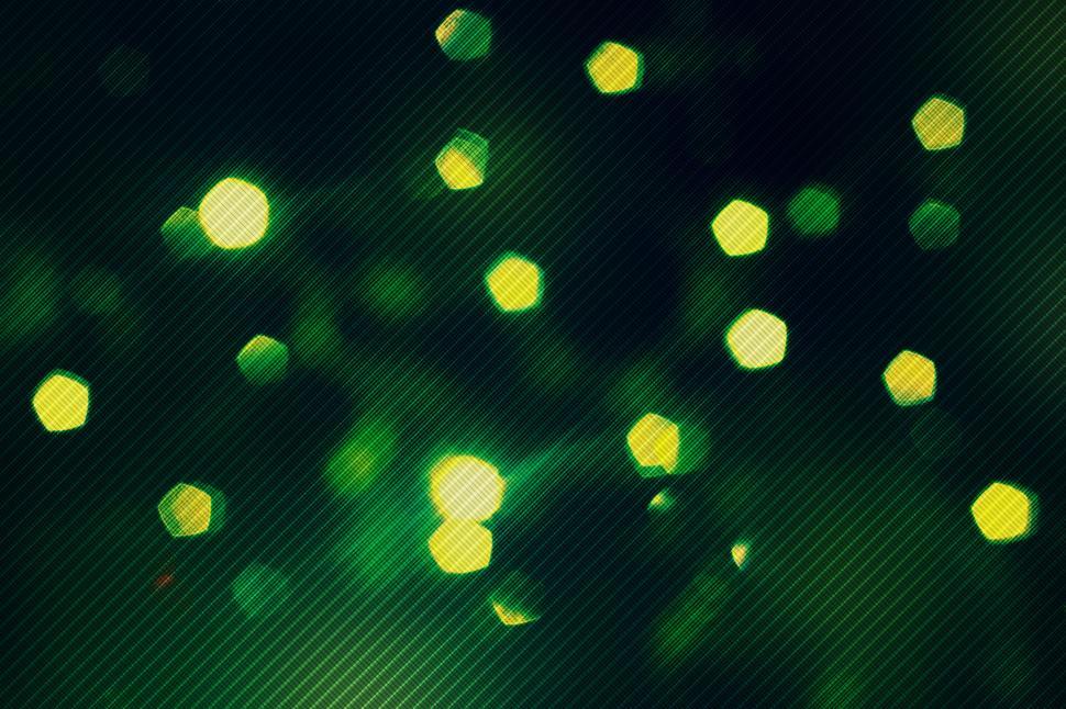 Free Image of Abstract Background - Green Bokeh 