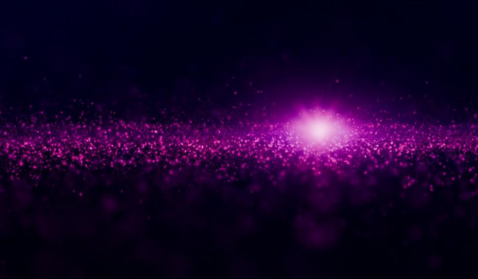 Free Image of Luminous Particles - Abstract Background - Purple 