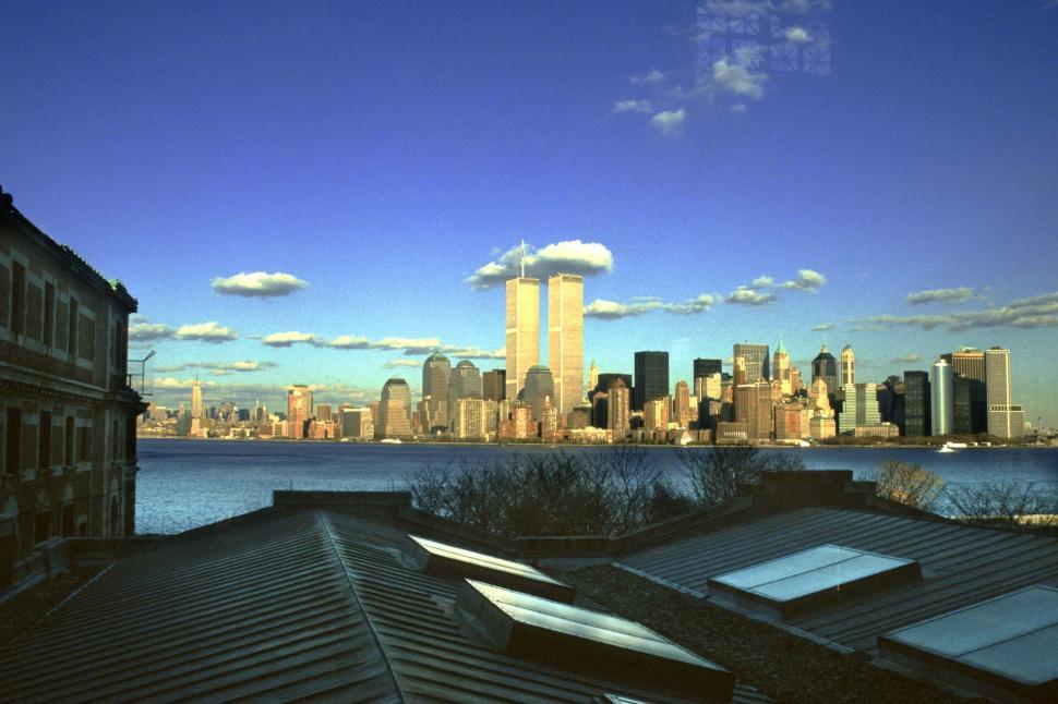 Free Image of Manhattan Skyline From Ellis Island 