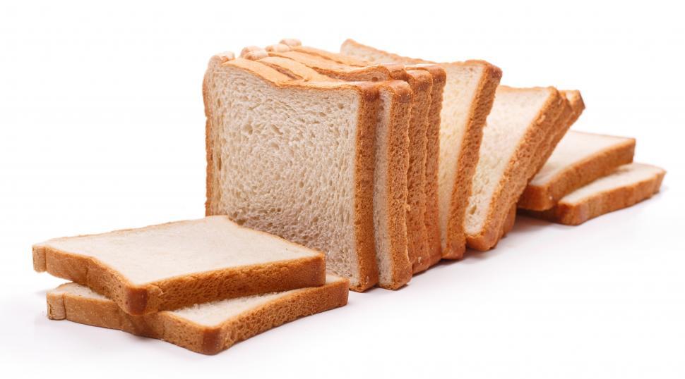 Free Image of Sliced sandwich bread on the table 