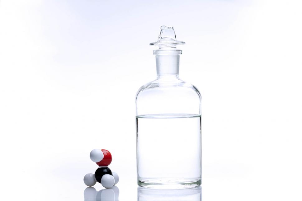 Free Image of A bottle of Methanol 