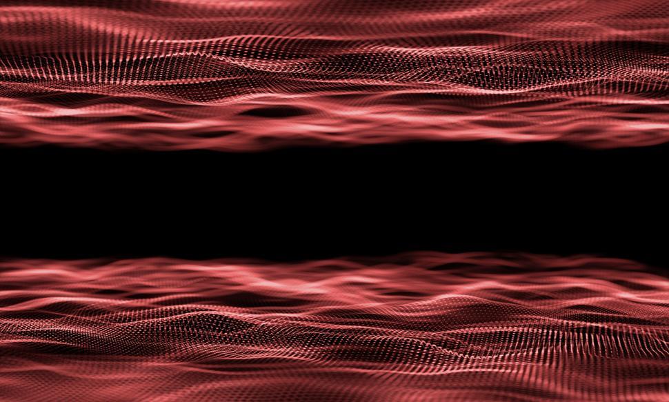 Free Image of Abstract Background - Red Particles on Dark Background 