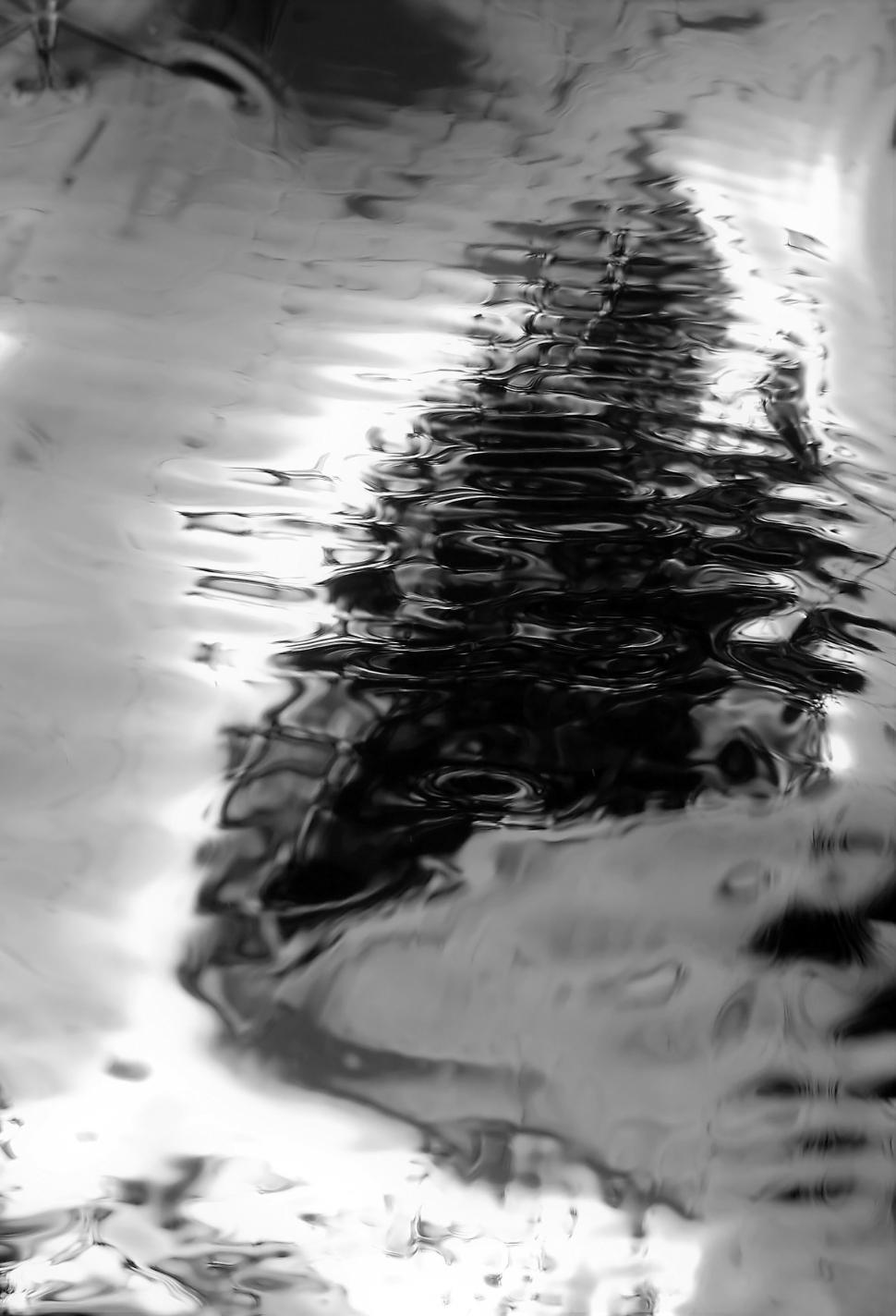 Free Image of Shiny water rippling reflections abstract  