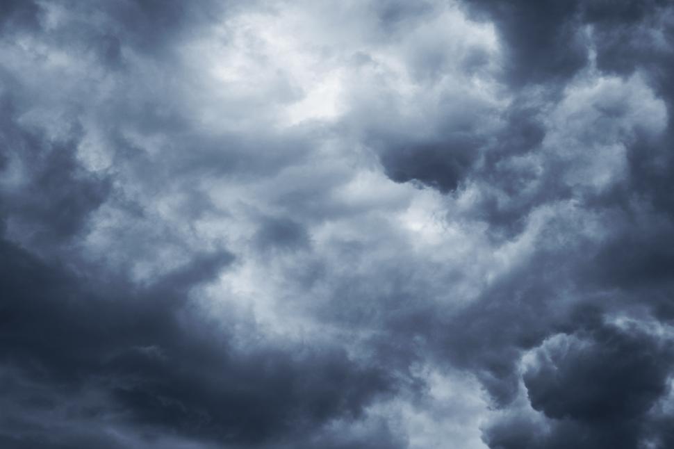 Free Image of Dark Thick Clouds - Dark Skies 