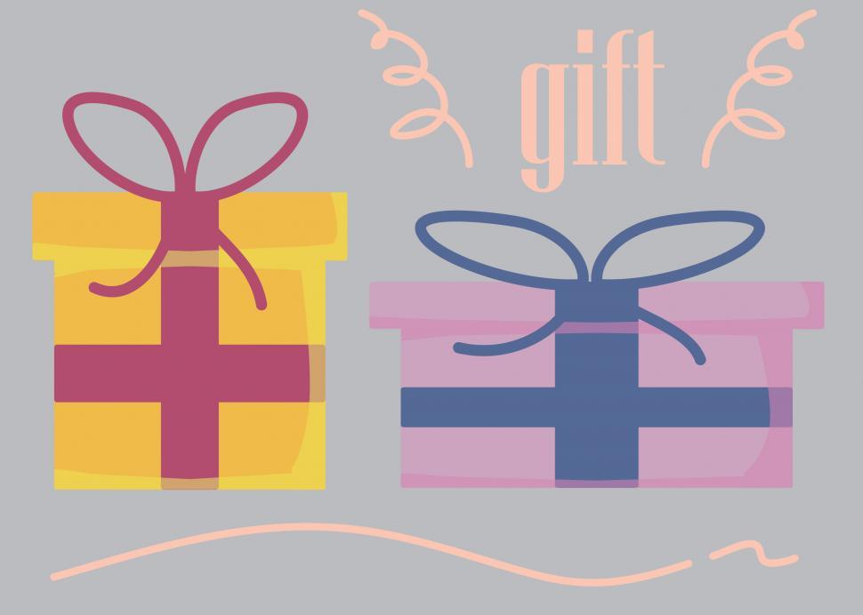 Free Image of Gift boxes clipart illustration  