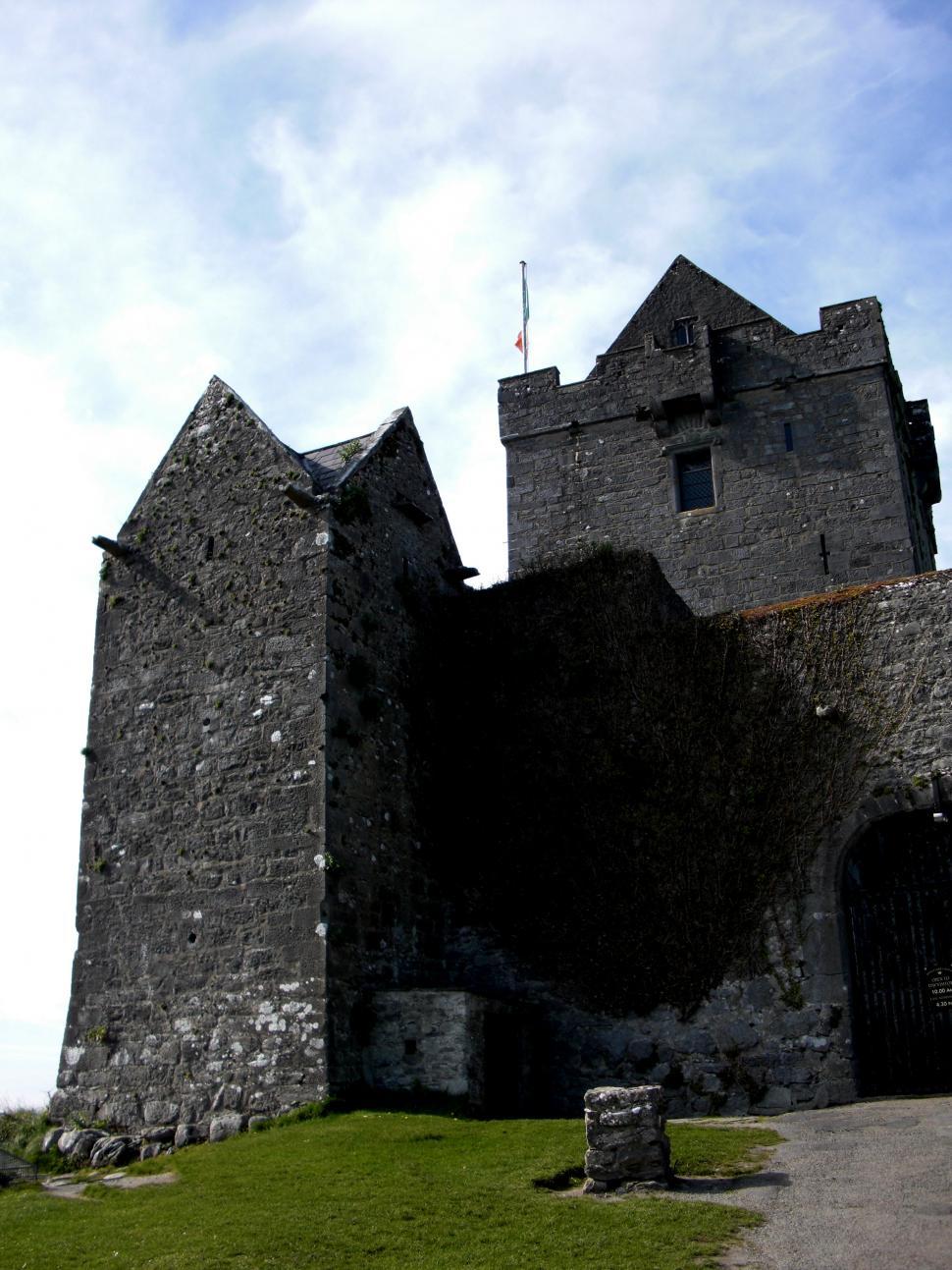 Free Image of Old Castle With Gate on Grassy Hill 