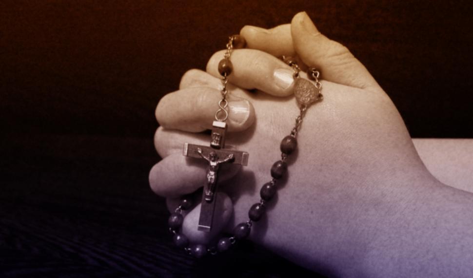 Download Free Stock Photo of Praying Hands with Rosary - Person Praying - Belief - Faith 