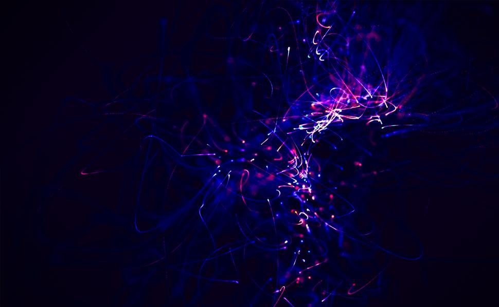 Free Image of Abstract Background - Light Effects - Data Transmission 