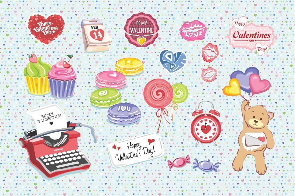Free Image of Lovely valentines card 