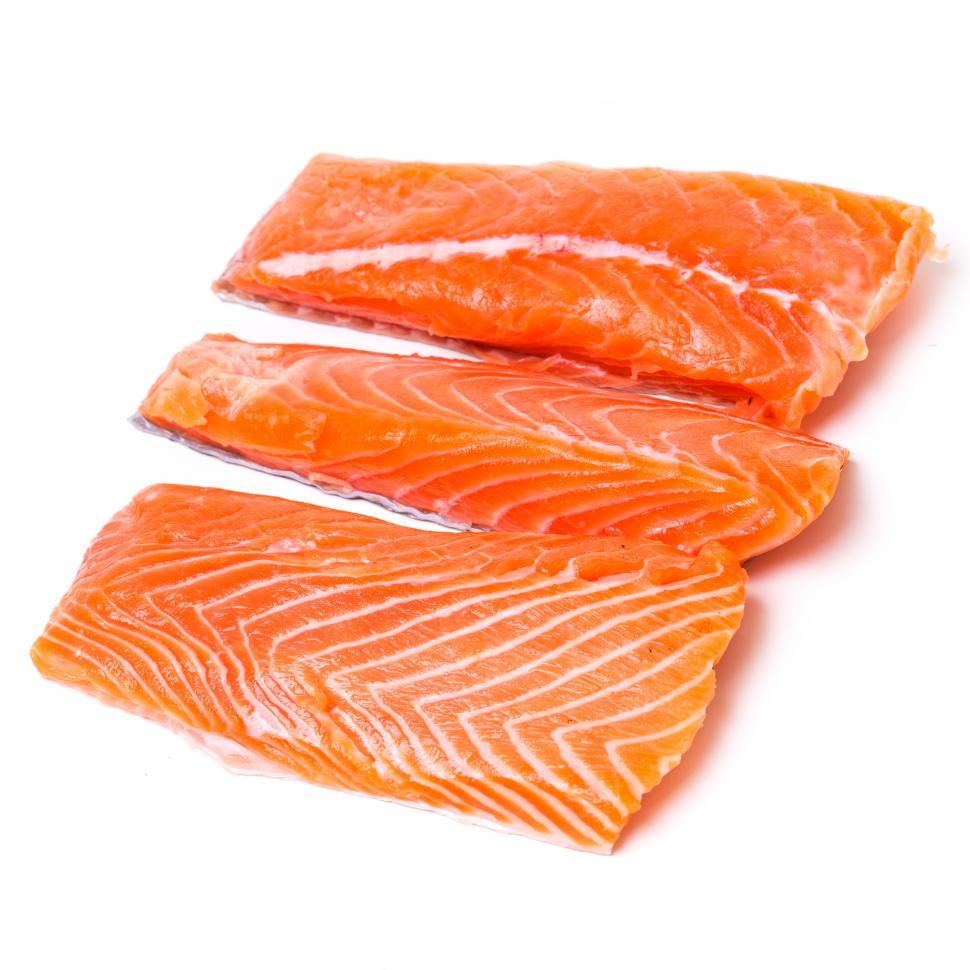 Free Image of Filets of raw salmon 