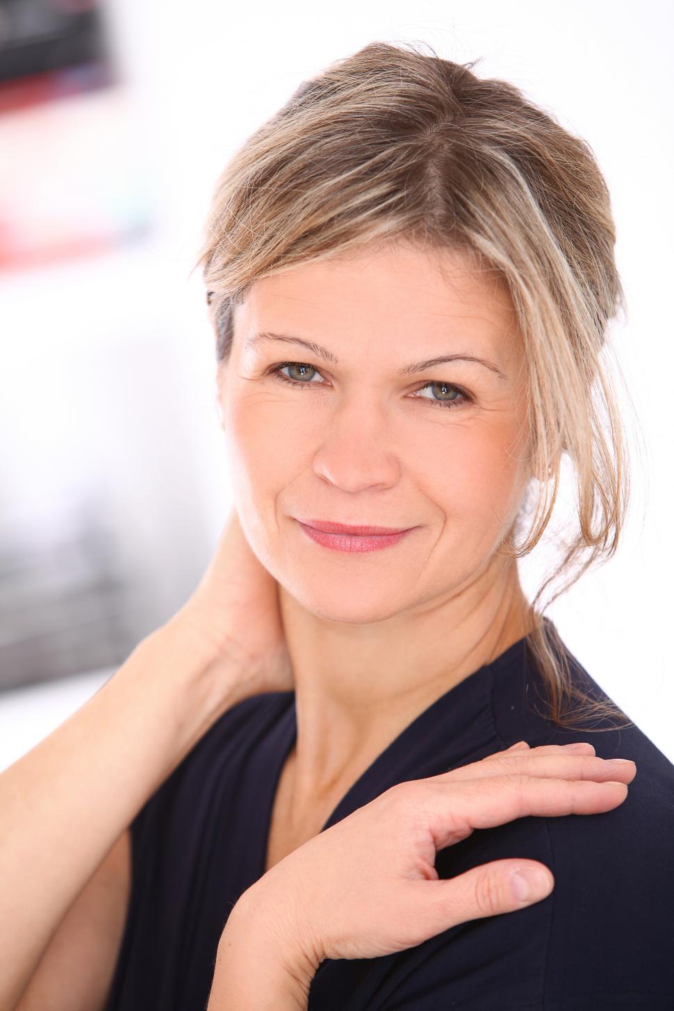 Free Image of Mature adult woman looking at the camera 