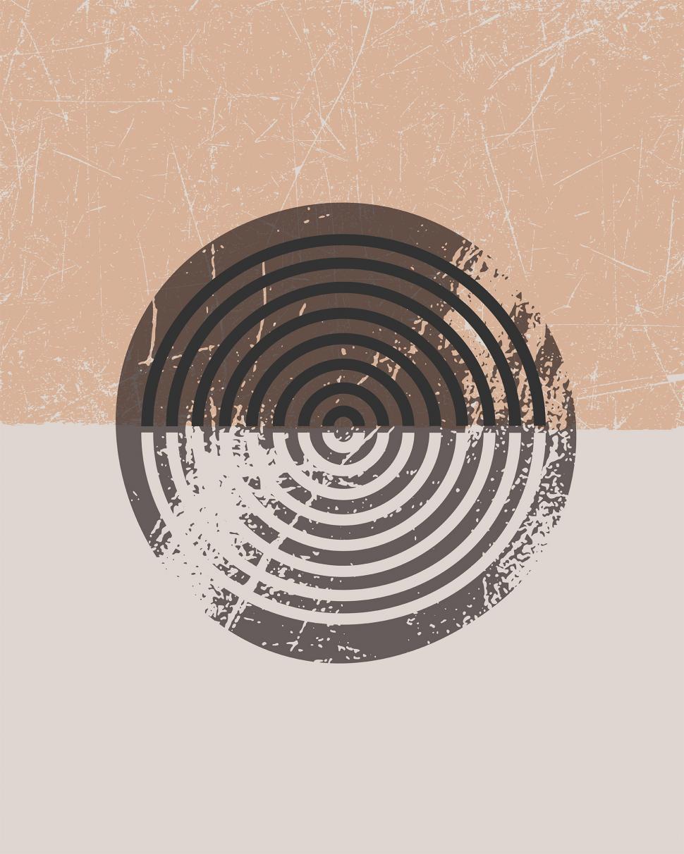 Free Image of Abstract Bullseye 