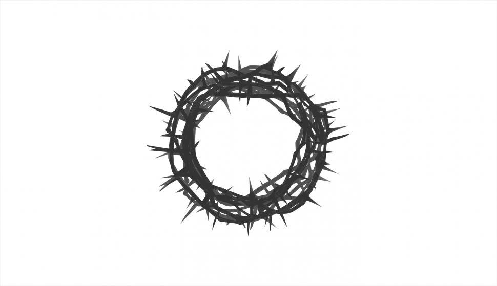 Download Free Stock Photo of Crown of Thorns - Symbol of Pain and Sacrifice 