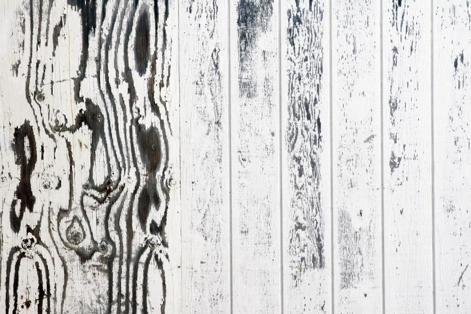 Free Image of White wood flooring - background 