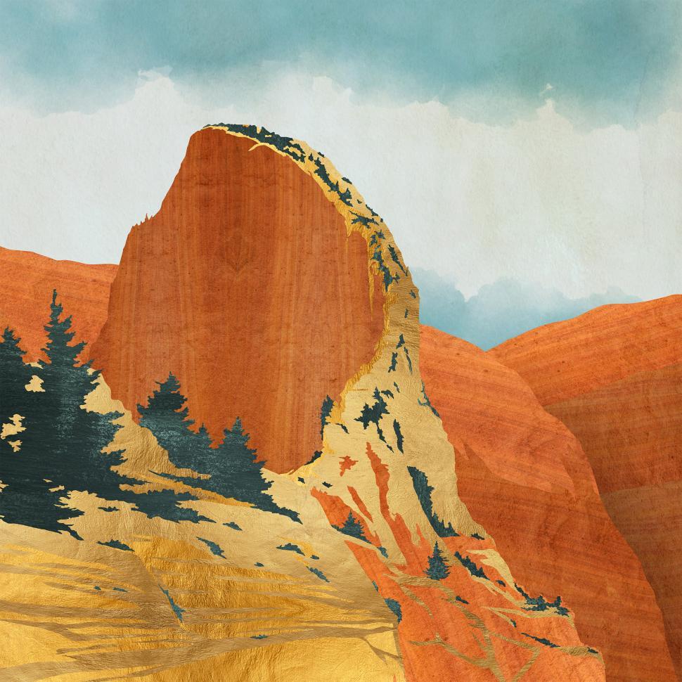 Free Image of Zion National Park - Angels Landing - Abstract Design 