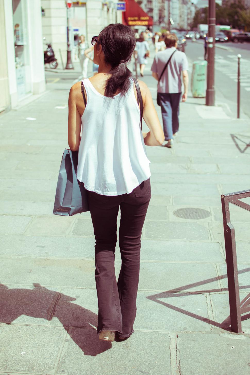 Free Image of Woman on the street 