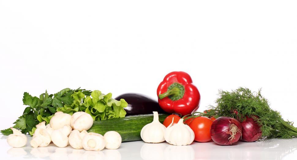 Free Image of Pile of fresh vegetables 