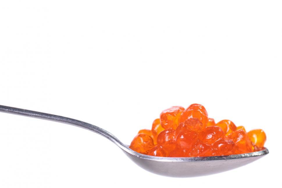 Free Image of Spoonful of Caviar 