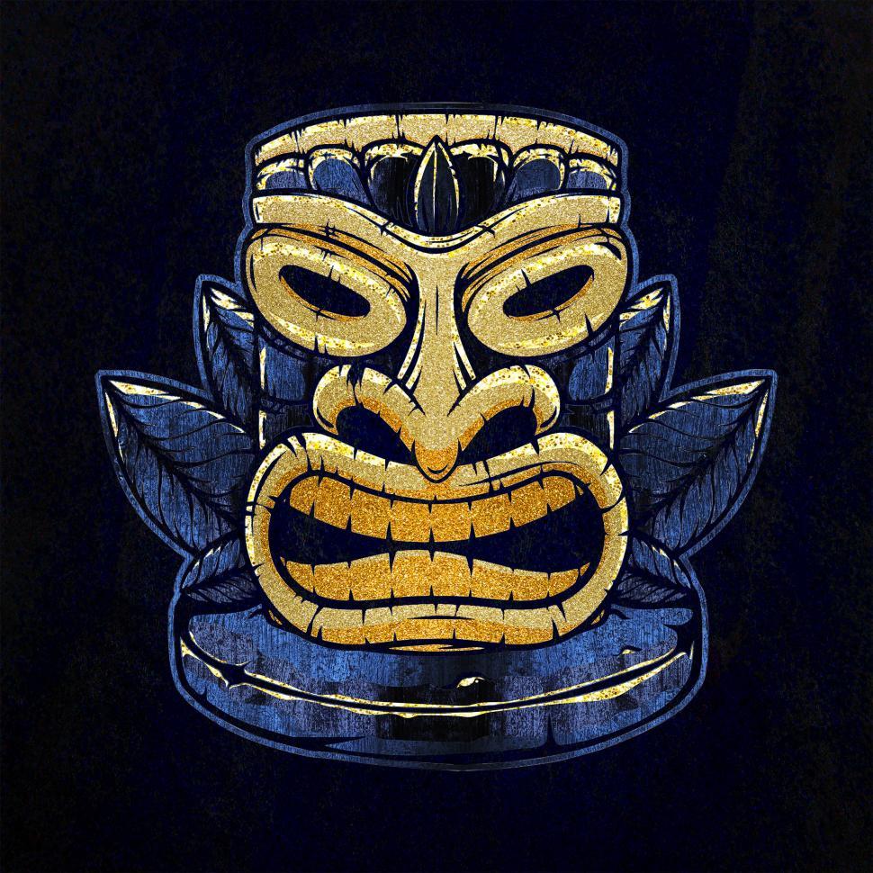 Free Image of Polynesian Tiki Mask - Ancient Polynesian God  