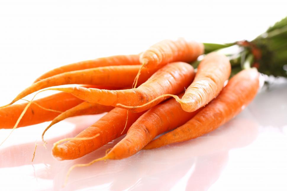 Free Image of Fresh carrot on the table 