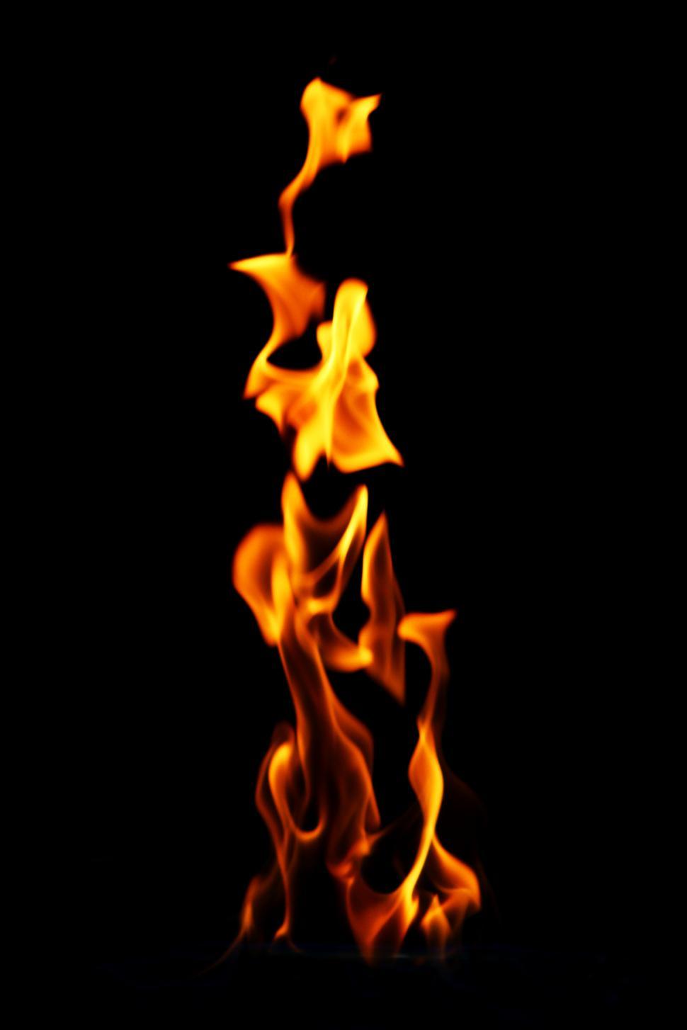 Free Image of Column of fire flame 