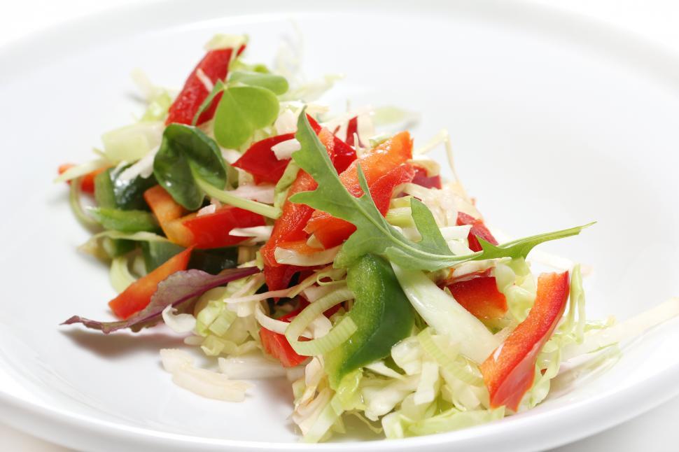 Free Image of Delicious vegetable salad 