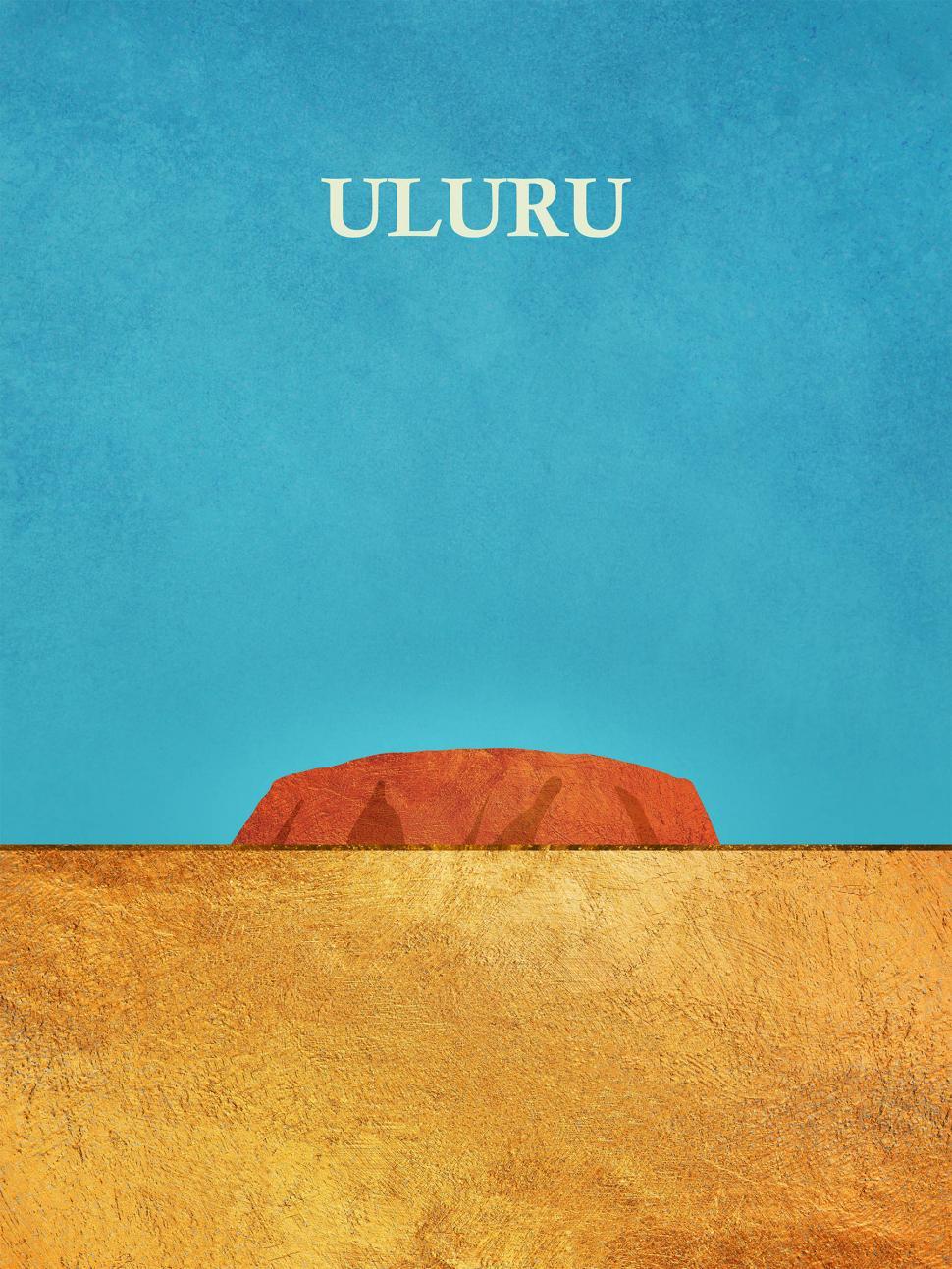 Download Free Stock Photo of Uluru - Ayers Rock - Abstract Desert Landscape 