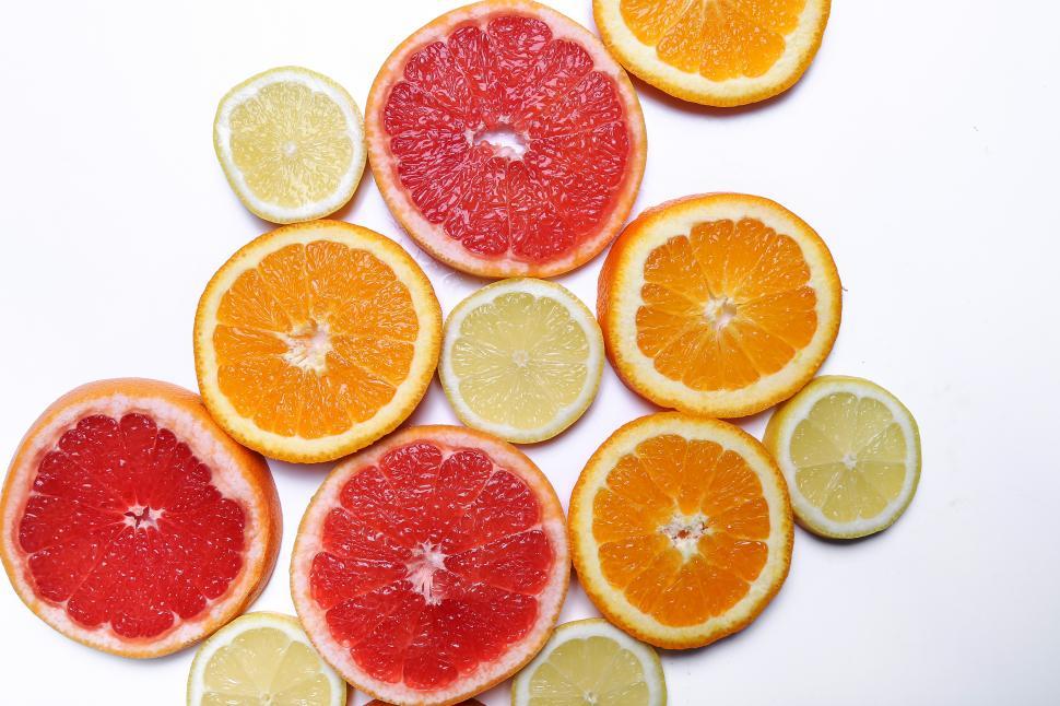 Free Image of Lemon, grapefruit and orange 