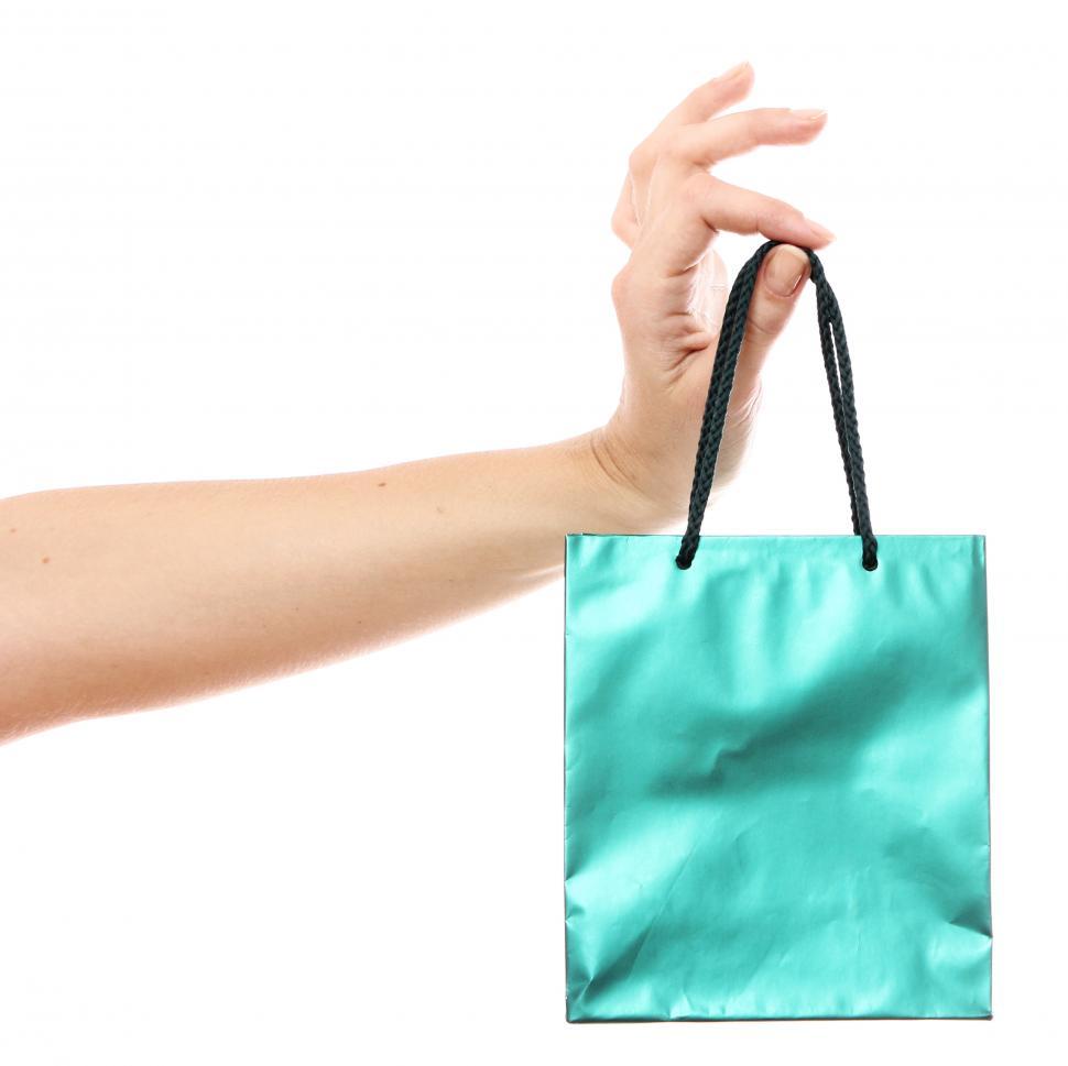 Free Image of Small shopping bag in hand 