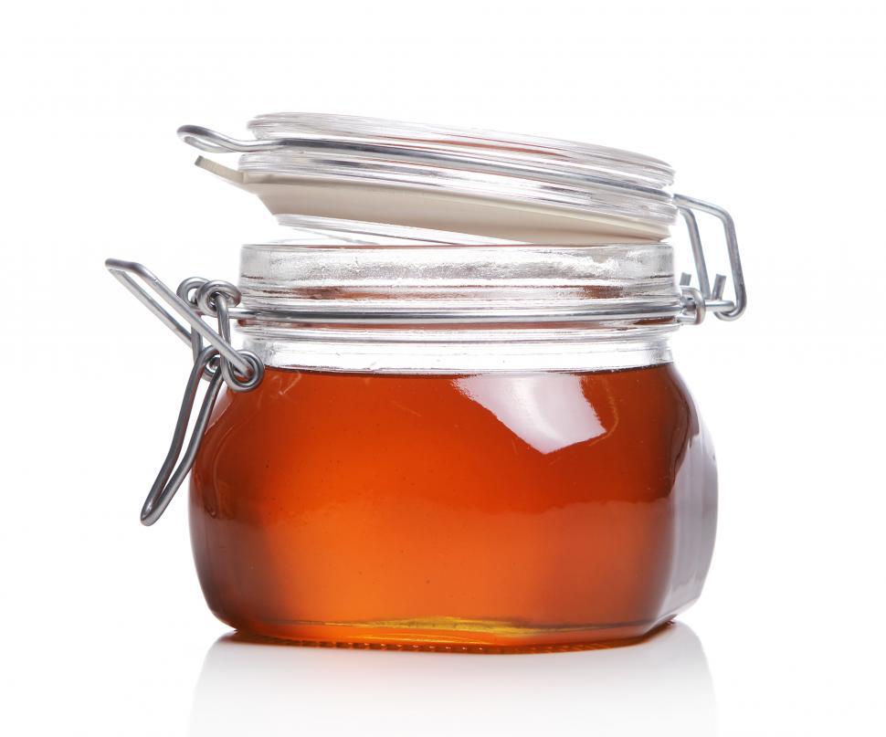 Free Image of Jar of fresh honey 
