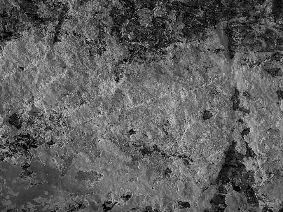 Free Image of Black and white rock texture  