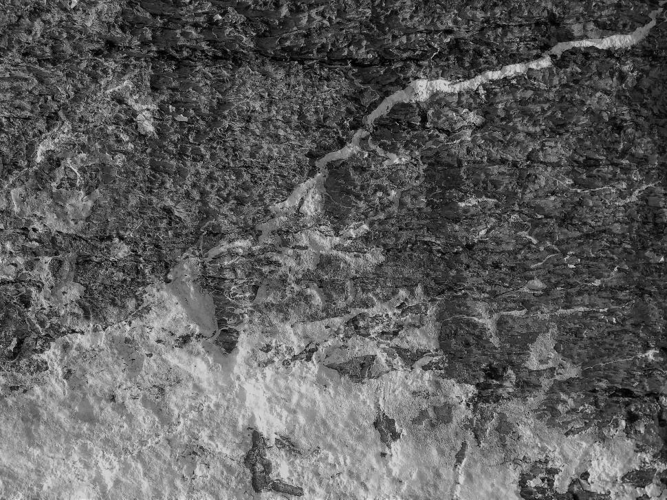 Free Image of Black and white stone texture  
