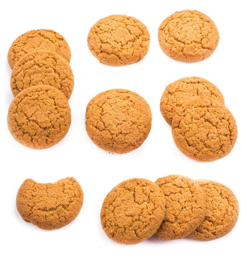 Free Image of Various stacks of cookies 