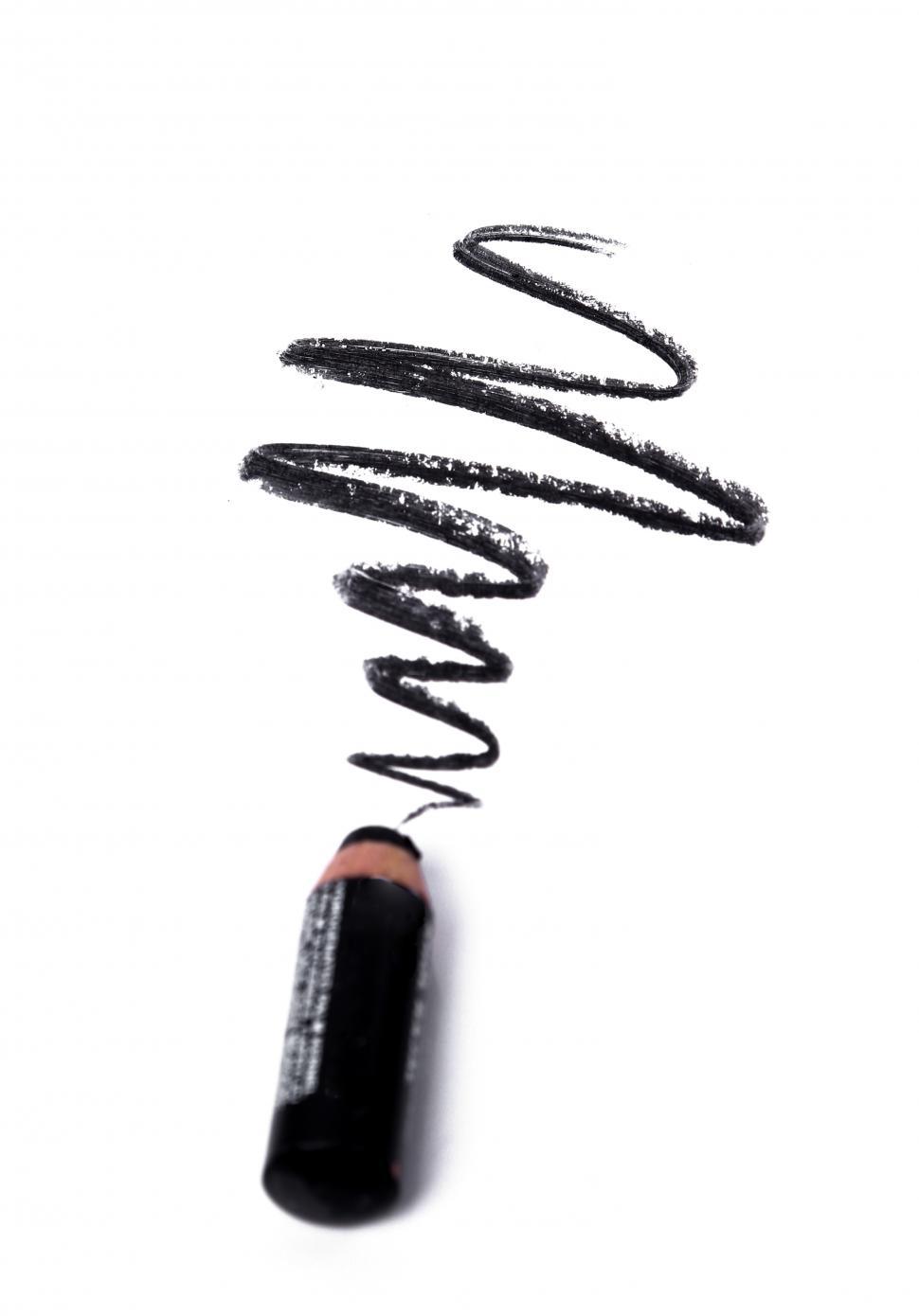 Free Image of Black cosmetic pencil 