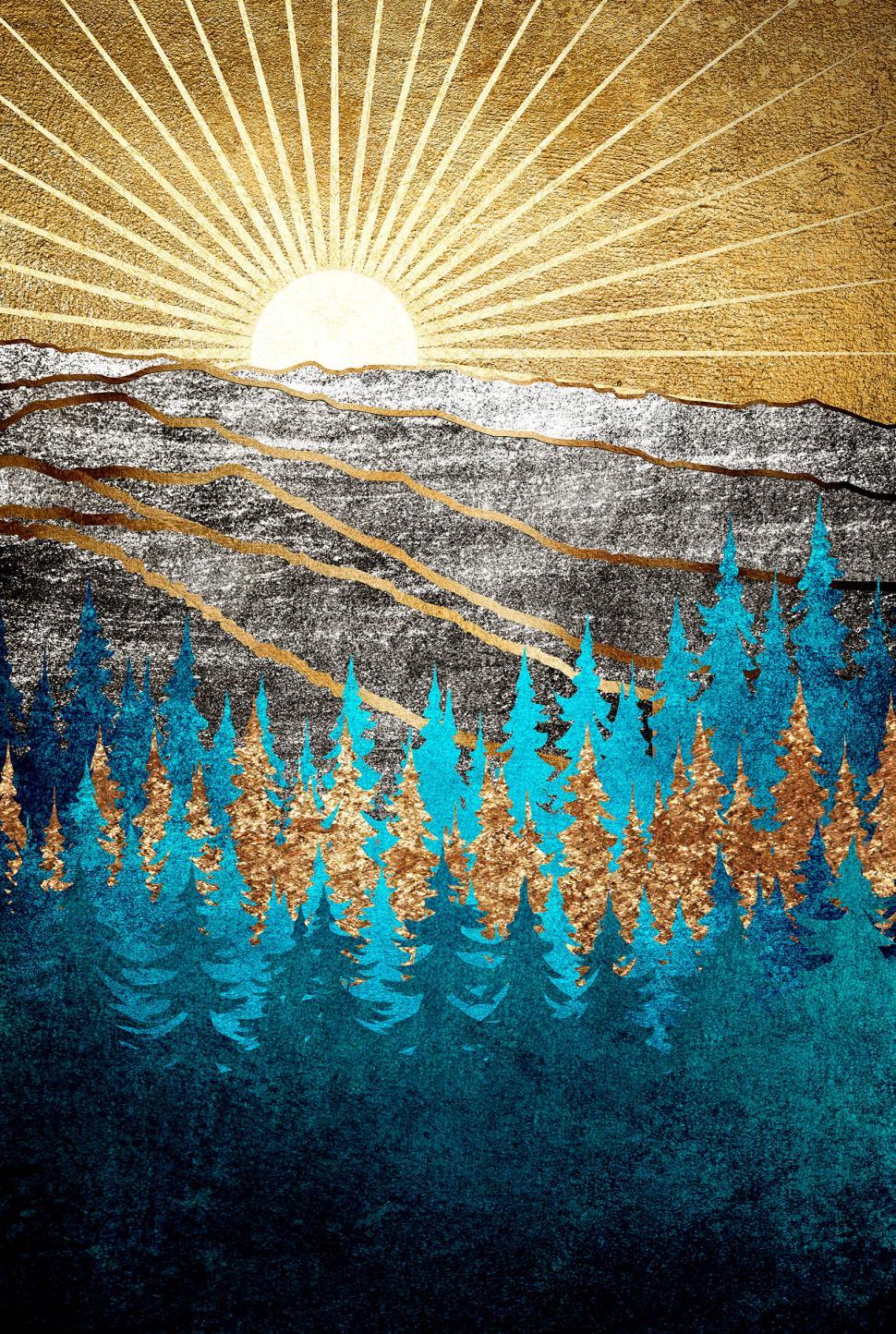 Free Image of Granite Mountains at Sunrise - Sierra Nevada Landscape - Texturi 