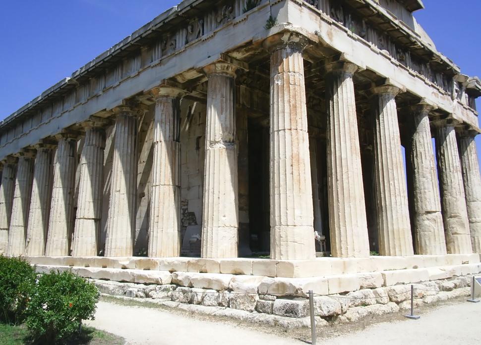 Free Image of Greek Temple Ruins 