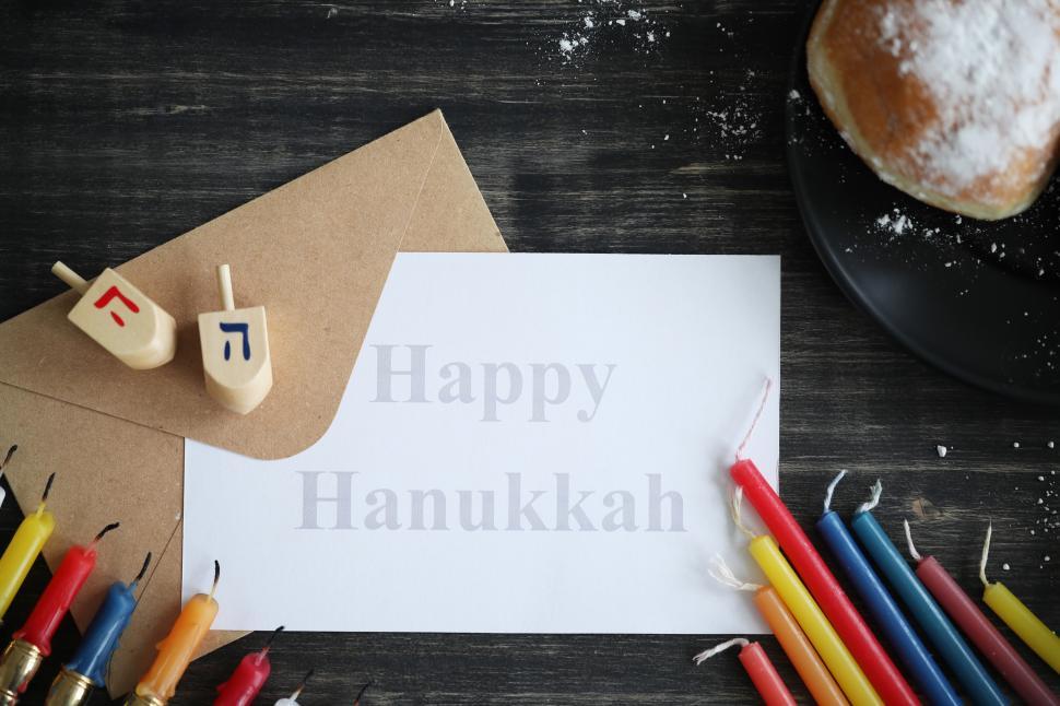 Free Image of Hanukkah Card 