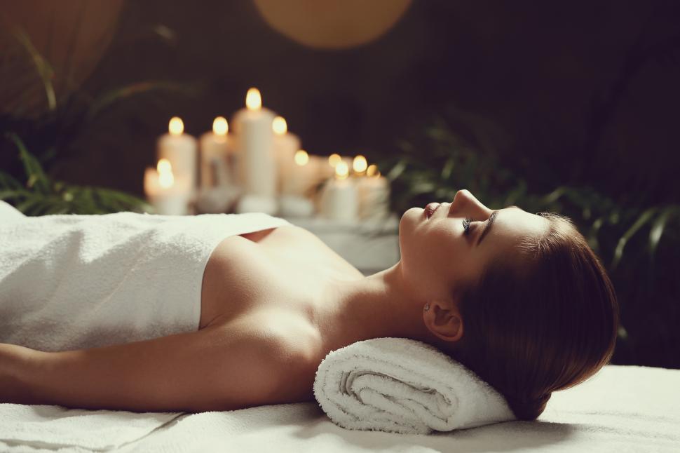 Free Image of Woman in Spa 