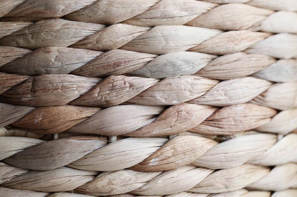 Free Image of Woven Basket Texture 