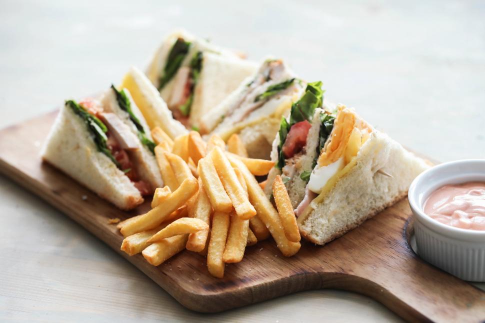 Free Image of Club Sandwich 