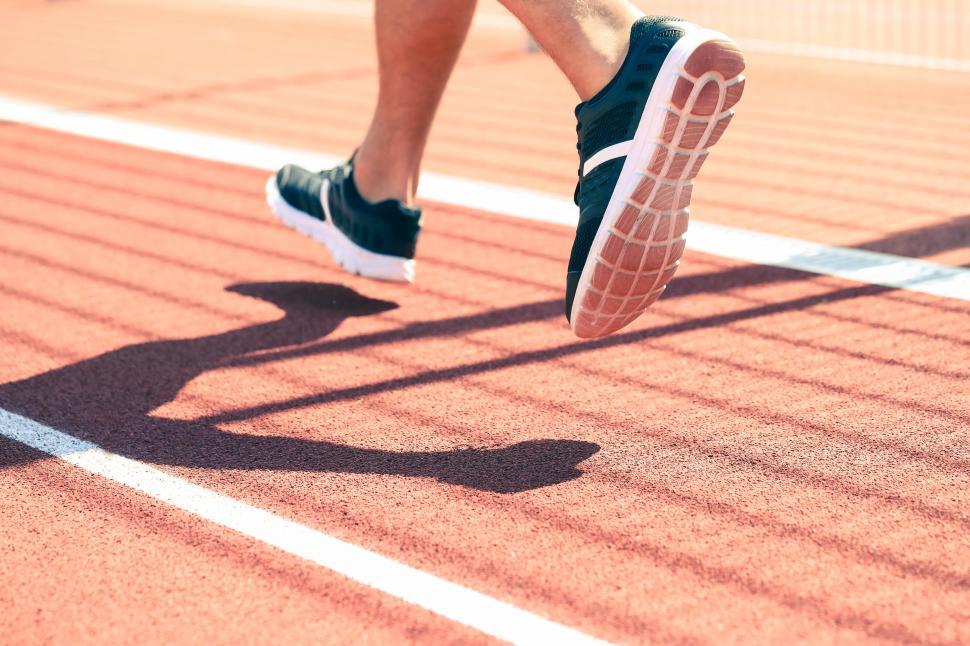 Free Image of Running on a track 