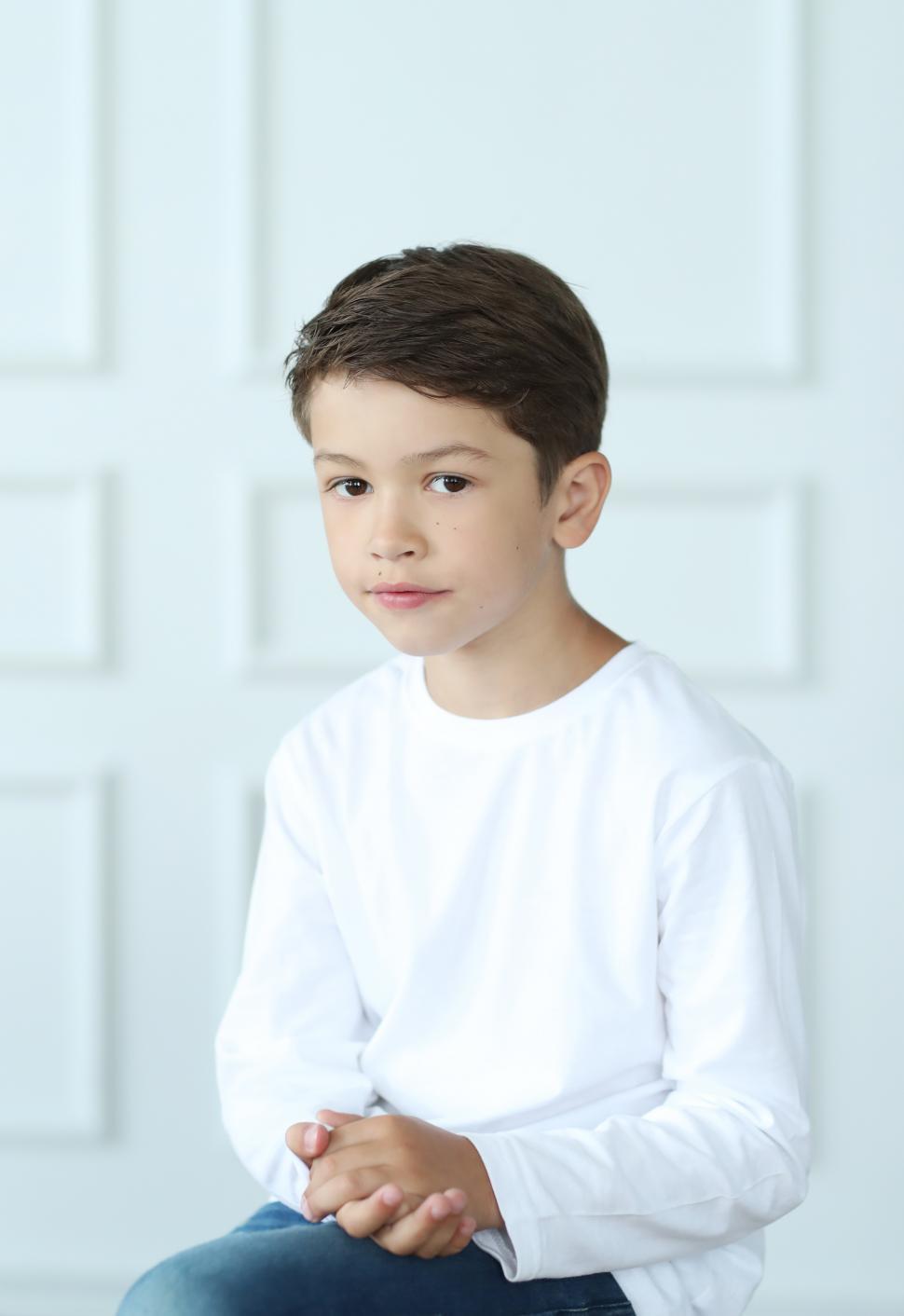 Free Image of Portrait of a Young Boy 