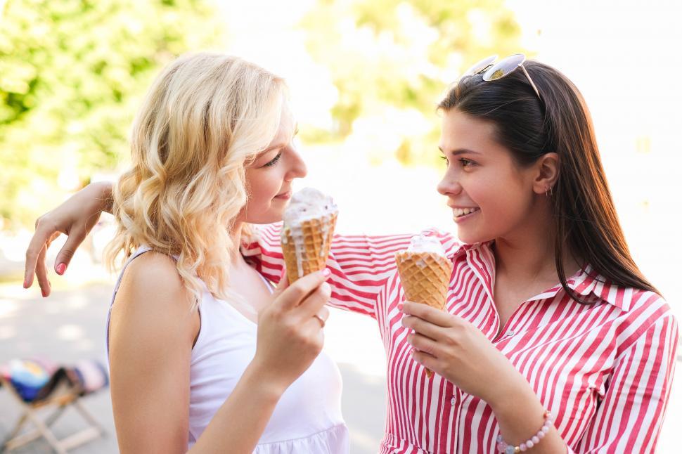 Free Image of Two Women Enjoying Each Other  