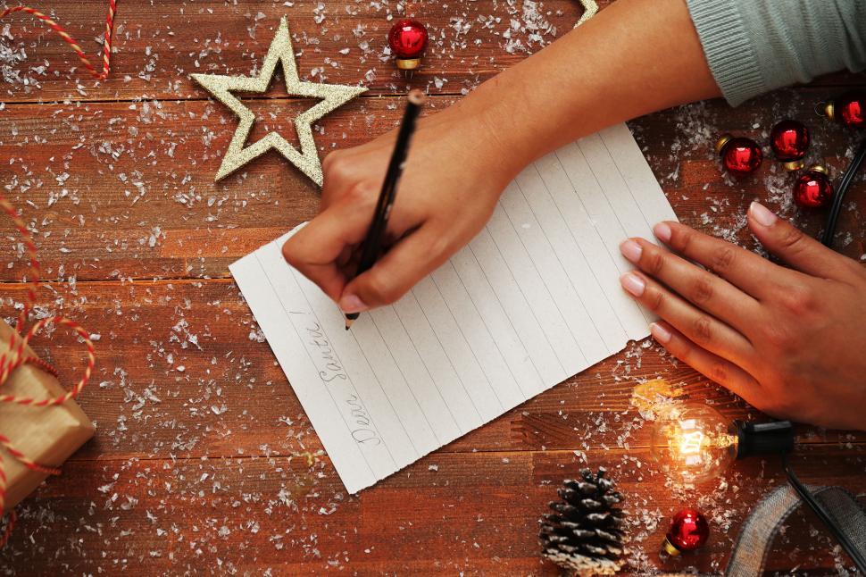 Free Image of Letter to Santa 