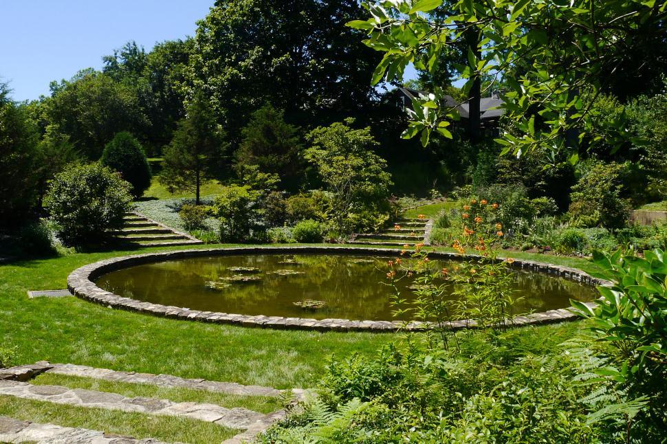 Free Image of Backyard Garden Landscape Design 