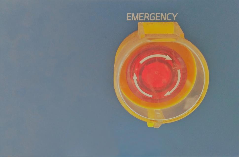 Free Image of Red Emergency Button  