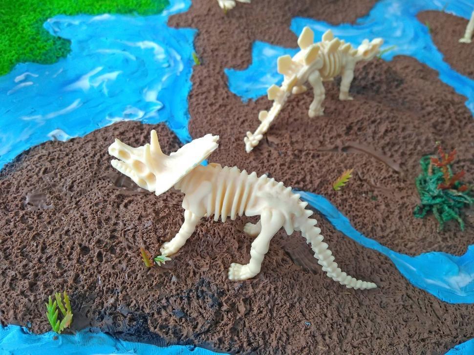Free Image of Dinosaur model toy  